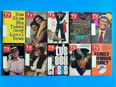 1974 1975 TV Guide - Good to Excellent Condition - CHOICE OF ISSUES and EDITIONS