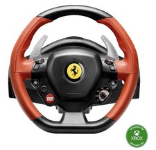 Thrustmaster Ferrari 458 Spider Steering Wheel with Foot Pedals - Red/Black