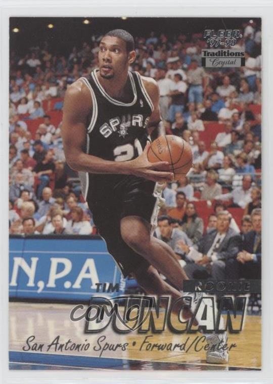 1997-98 Fleer Crystal Tim Duncan #201 HOF 6l7