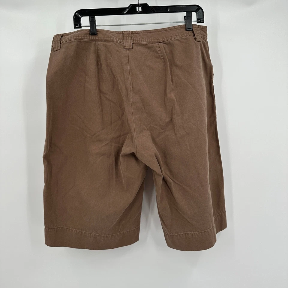 Lauren Ralph Lauren Womens Shorts Size 14 Brown Classic Fit Old Money Preppy - Image 2 of 4