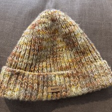 Barts Amsterdam Multicoloured Acrylic Cuffed Ribbed Beanie Hat One Size