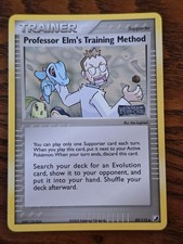 Professor Elm's Training Method Reverse Holo Pokemon EX Unseen Forces 89/115 NM on eBay