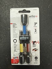 Wiha Color Coded Magnetic Nut Setter, 3 Piece...