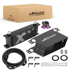 Universal Aluminum Transmission Engine Oil Cooler 13 Row 10an Wclamp Kit Universal Aluminum Transmission Engine Oil Cooler 13 Row 10an Wclamp Kit