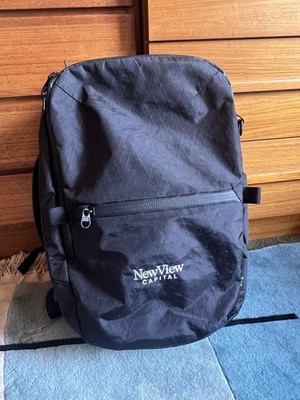 Aer City Pack X-Pac Black   Premium Weather Resistant Backpack Logo