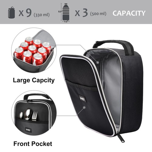 Insulated Lunch Bag Box Cooler Bento Tote Container Work School Men Women Kids - 第 7/10 張圖片