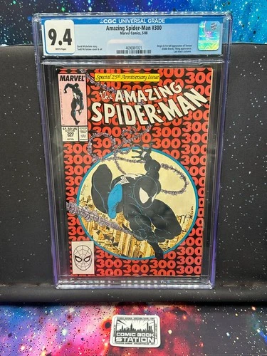 Amazing Spider-Man #300 CGC 9.4 Origin/ 1st Full App Venom VTG Marvel Comic '88
