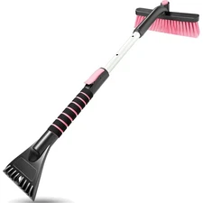 Ice Scraper with Snow Brush for Car Windshield, Upgraded Extendable Snow Brus...