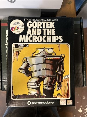 VTG GORTEK AND THE MICROCHIPS for use with COMMODORE 64 Complete Set