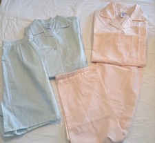 60  s 2 Sets Of VTG Sears Women Pajamas Long  Short Sets Sz 32 Pink  Blue NWOT