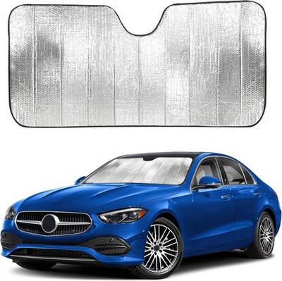 EcoNour Accordion Car Windshield Sun Shade 26 x 56 Inches