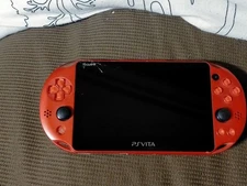 Sony PS Vita Metallic Red Playstation PCH-2000 Tested - s0469M