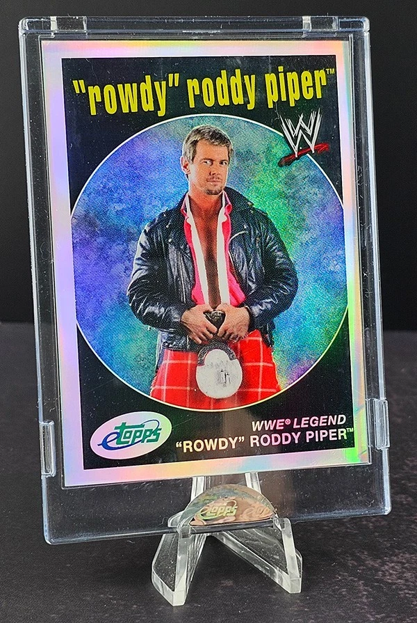 "Rowdy" Родди Пайпер ~ 2007 Topps E-Topps WWE WWF WCW HOF /999 - Изображение 3 из 4