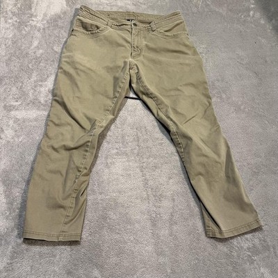 Kuhl Revolt Pants Mens 35x26 Tan Outdoor Hiking Stretch Casual Travel Workwear