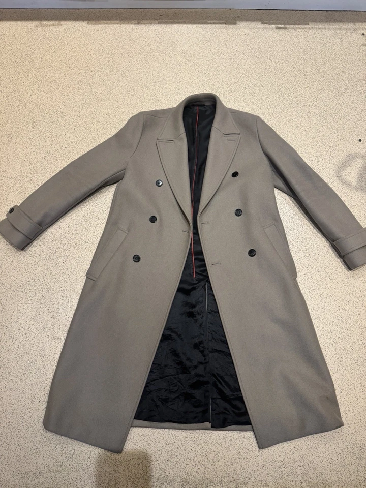 Hugo Boss Wool Overcoat - Image 2 of 4