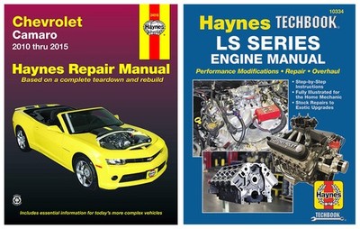Camaro Haynes Shop Manual 2010-2015 & Gm Engine Performance Techbook