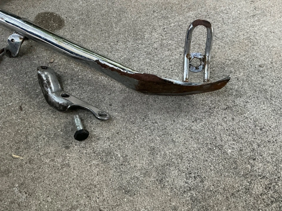 1999 Harley Softail стороне удар Jiffy стойка ноги + пружина хром 50087-89B - Изображение 3 из 4