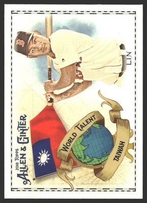 Tzu-Wei Lin #WT-42 2018 Topps Allen & Ginter World Talent Boston Red Sox