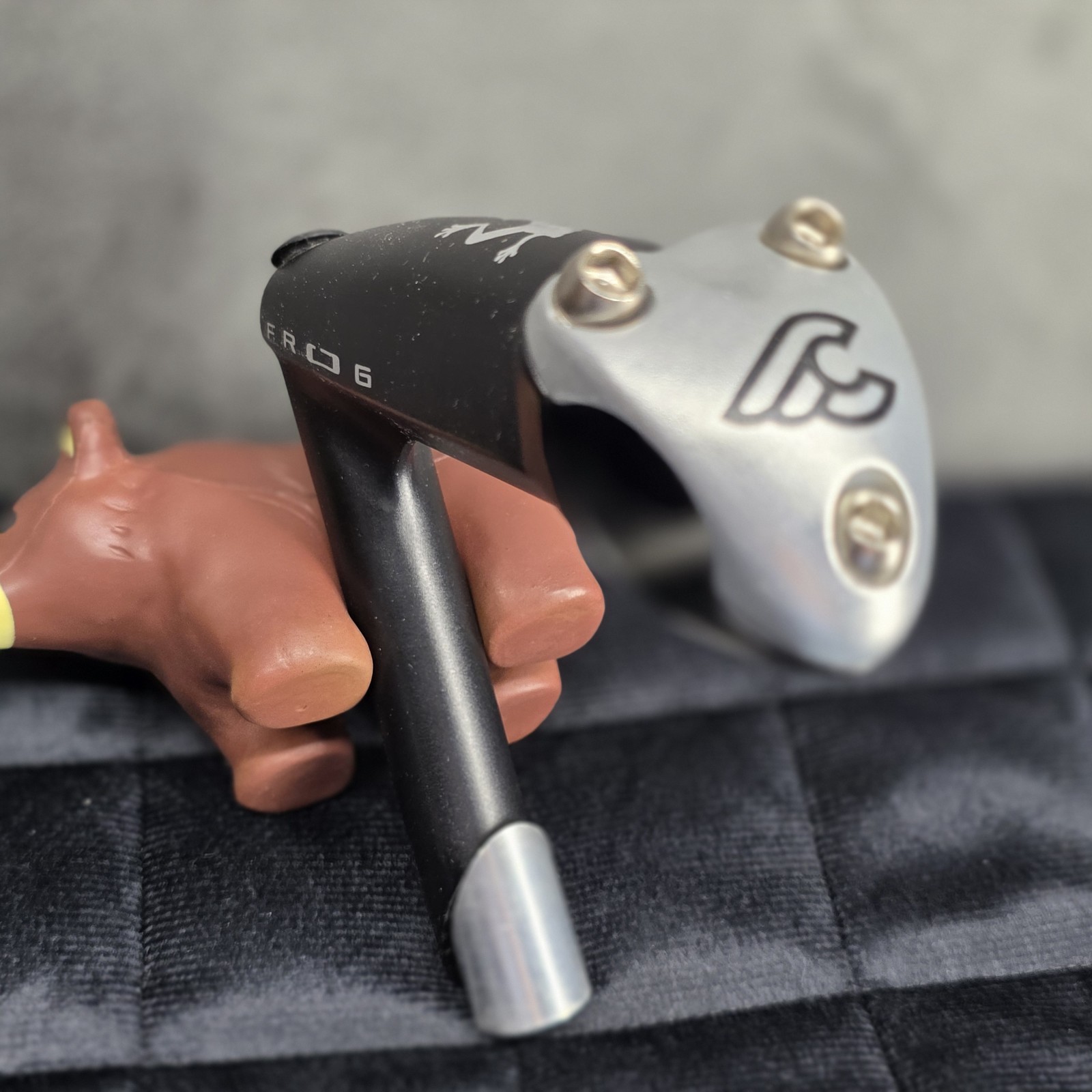 NOS Cinelli Frog Quill Stem Black/Silver 120mm 26.0mm 22.2mm