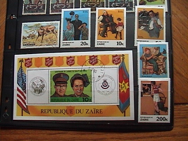 ZAIRE - SELECTION OF MINT &  USED STAMPS, LITTLE DUPLICATION