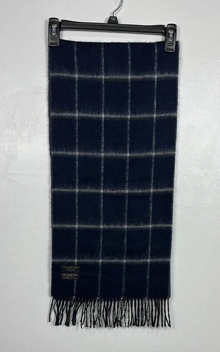 Foulard Christian Dior Monsieur laine mérinos bordure franges vitre