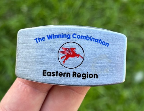 Vintage MOBIL OIL PEGASUS - EASTERN REGION Gas / Oil advertising Zippo knife