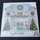 Holiday Home 12 Pack Large Placemats Hester & Cook Christmas Pink