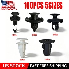 Fasteners Trim Panel Clips Bumper Fender Push Pin Rivets Fit For Toyota 100 Pcs Fasteners Trim Panel Clips Bumper Fender Push Pin Rivets Fit For Toyota 100 Pcs