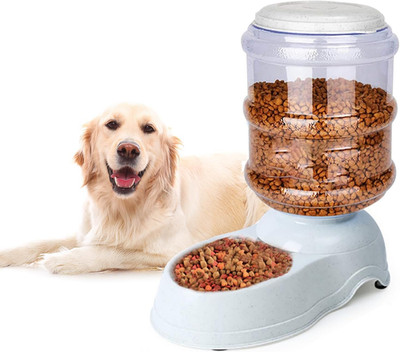 Automatic Dog Feeders - 3 Gallon Capacity Gravity Food Dispenser for Large Dogs