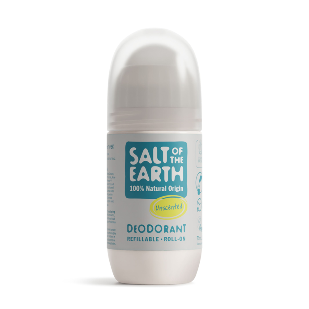 Salt of the Earth Unscented Roll On Deodorant 75ml