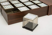 Bell  Howell Slide Cube Cartridge Library, 16 cubes  576-704 Slides in case