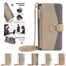 Fr Motorola Moto G Stylus/Pure/Power/Play Girls Crossbody Flip Wallet Phone Case