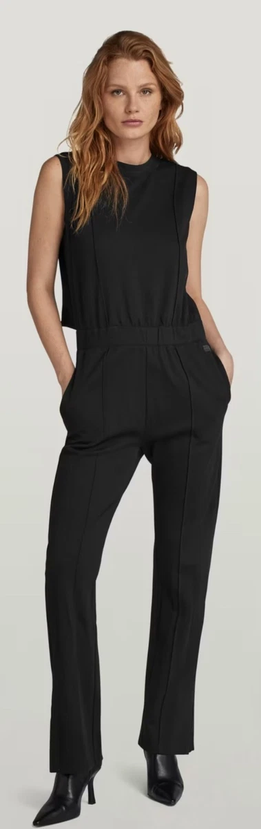 G-STAR Tuta Monopezzo Donna, Slim Fit Dungaree Jumpsuit, Senza Maniche