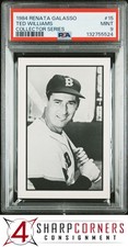 1984 RENATA GALASSO COLLECTOR SERIES #15 TED WILLIAMS HOF POP 4 PSA 9