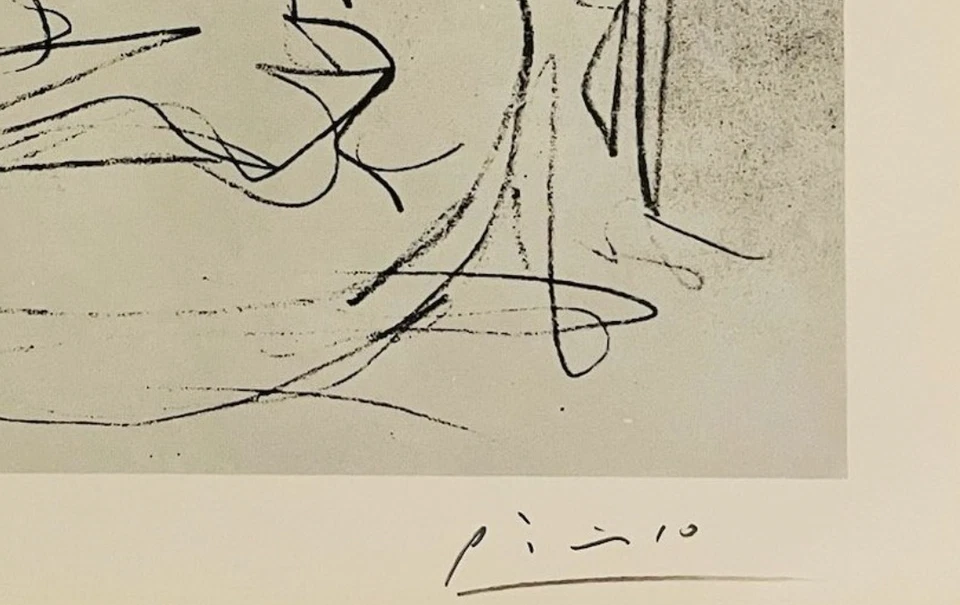 Pablo Picasso Hand-Signed Original Print With COA and +$3,500 USD Appraisal - Image 4 of 4