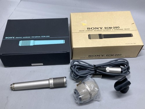 SONY ECM-280 Electret Condenser Microphone w/ Box Tested - Picture 7 of 7