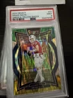 2024 Select - Concourse Drake Maye #27 Green & Yellow Shock Prizm (RC) PSA 9