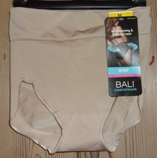 BALI Firm Control Shaping Wide Waist Brief Panty V8C8 NUDE Size: Medium 6 NWT