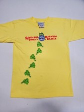 Vtg 80's Ringling Bros Barnum Bailey Circus Alligator Kids T-Shirt USA Sz Large