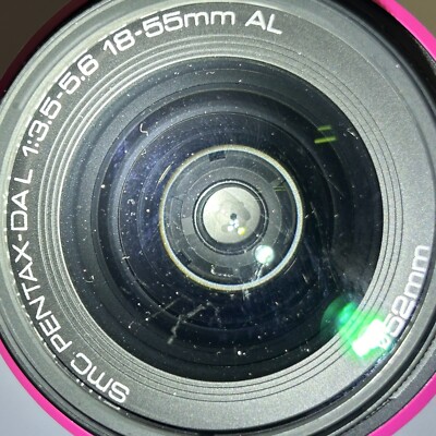 PENTAX K-r SMC F3.5-5.6 18-55mm Pink Digital SLR Camera From Japan