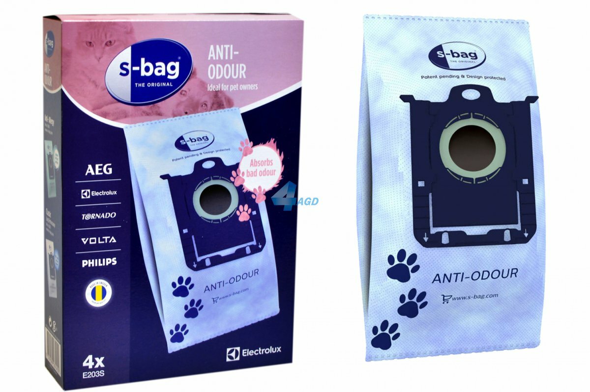 AEG Electrolux S Bag Vaccuum Dust Bags Philips Tornado Volta Genuine  9001684597