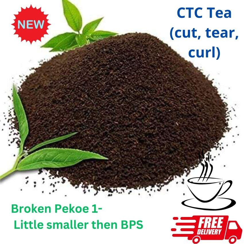 Té Ctc Negro Ceilán 100 g Alta Calidad Orgánico Natural Puro Nuevo Leche Sin Té