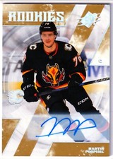 2023-24 SPx Autographs #128 Martin Pospisil Calgary Flames Rookie