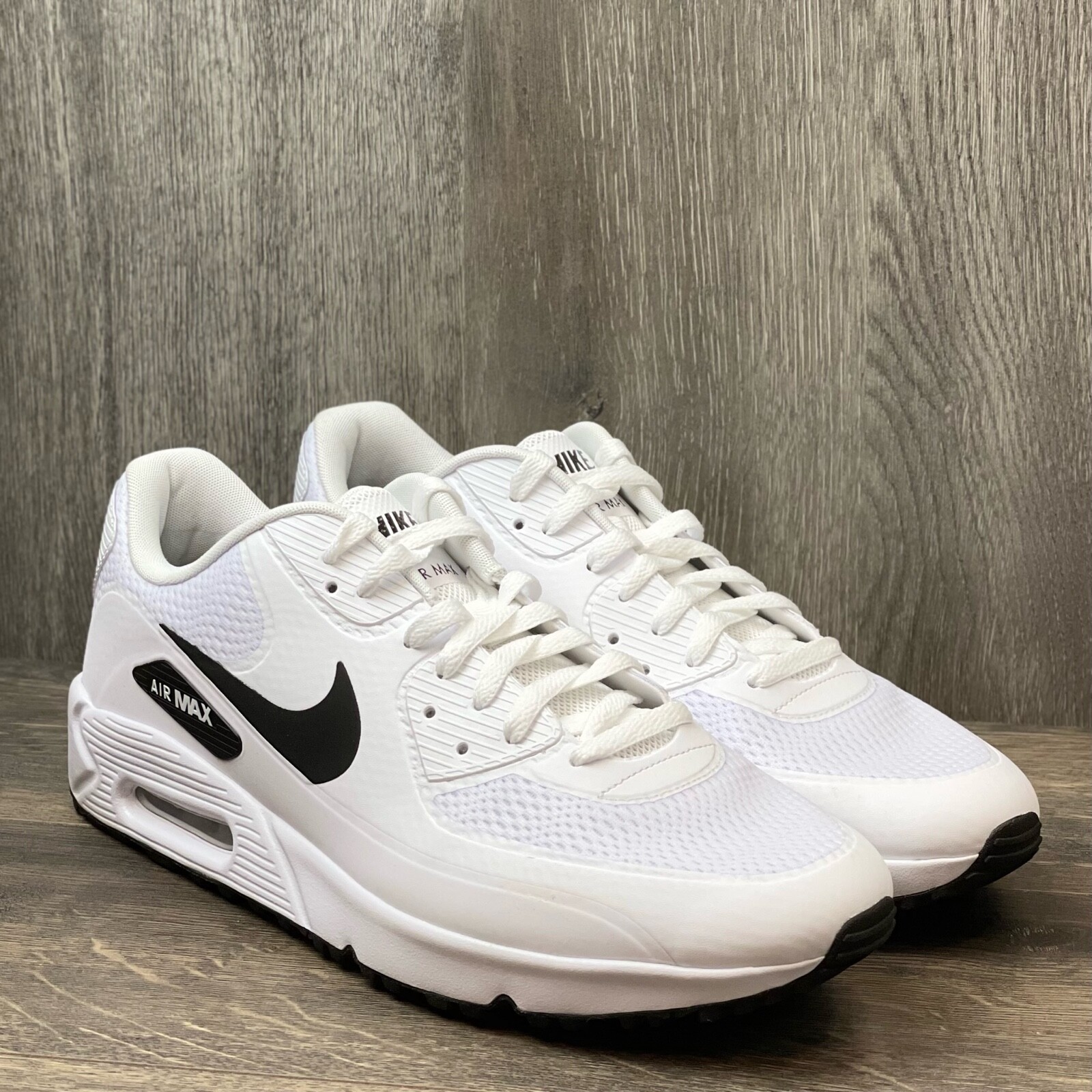 Nike Men's Air Max 90 G Golf Shoes, Size 13, White/Black