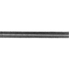 Made in USA 1-14 UNF x 3' Low Carbon Steel RH Threaded Rod, Oil Finish