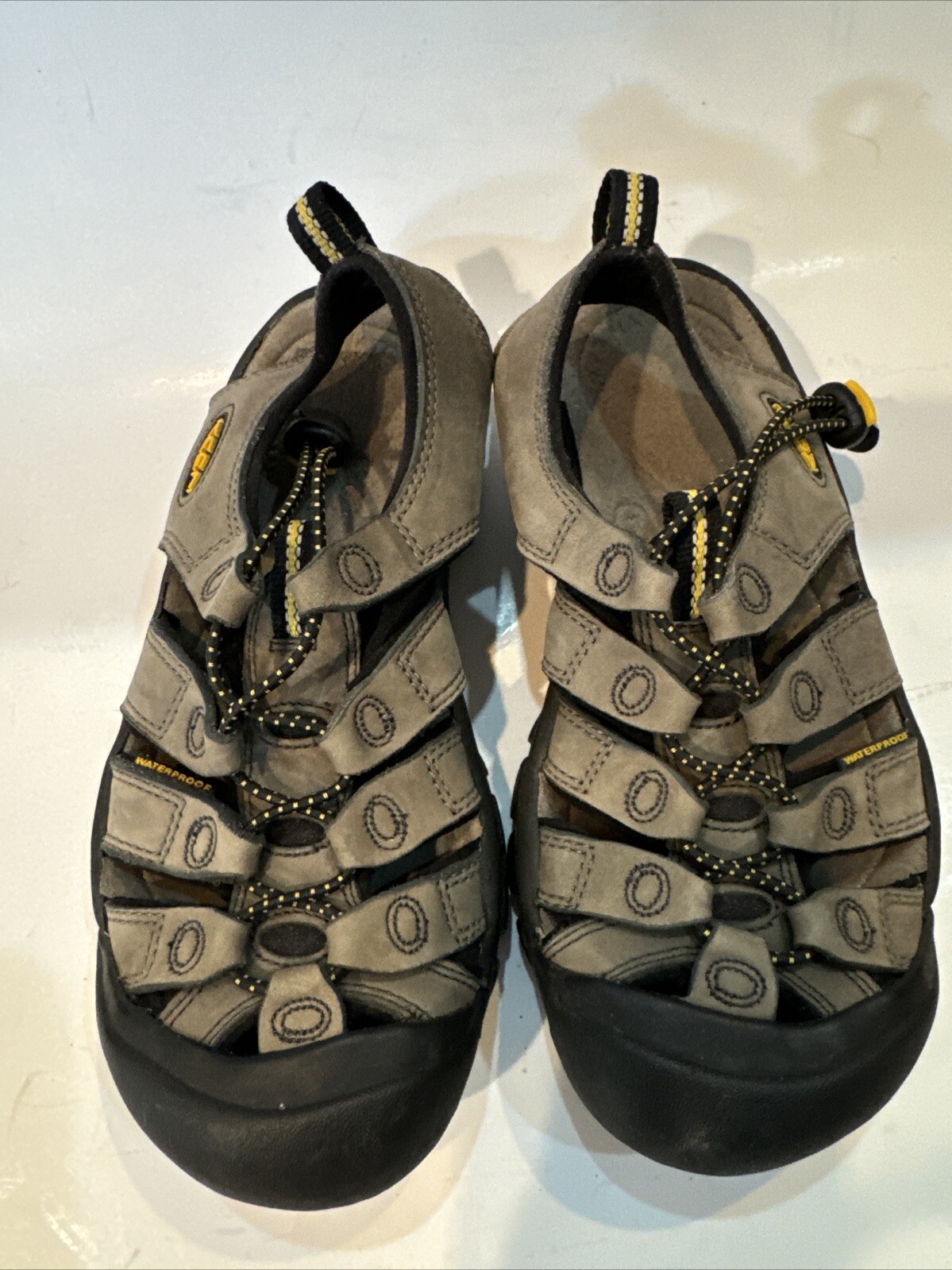 Sandali da trekking KEEN grigi lavabili scarpe impermeabili donna taglia 6 regolabili