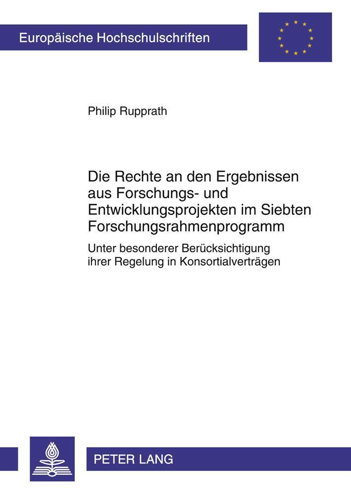 Thumbnail - Philip Rupprath | Die Rechte An Den Ergebnissen Aus Forschungs- Und...