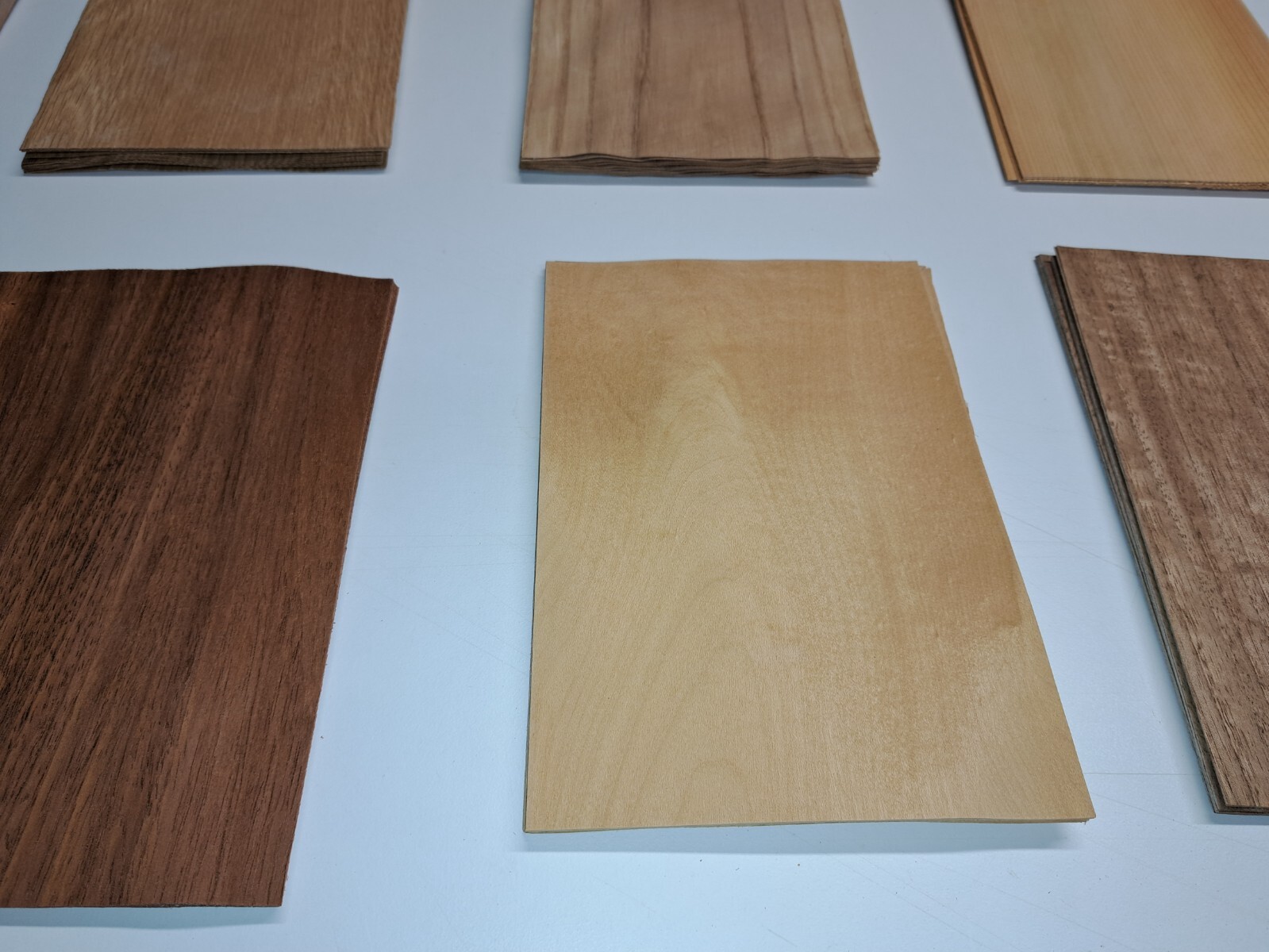 Wood Veneer Sample Pack 10 PIECES 220mm x 150mm for marquetry