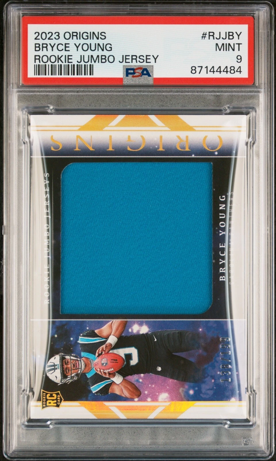 Bryce Young Panini Origins Rookie Jumbo Jersey #RJJBY Base