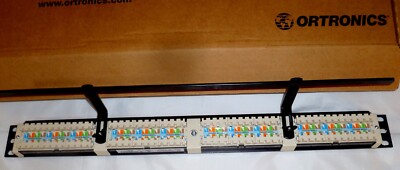 Ortronics  Clarity 24-Port Patch Panels, Screwless, with 6-Port ModulOR-71601476